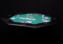 Idealny składany stół octagon do pokera.