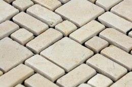 Mozaika marmurowa divero 1m² kremowa
