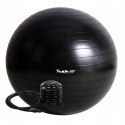 Piłka gimnastyczna MOVIT z pompką - 85 cm - Czarna
