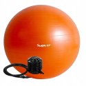 Piłka gimnastyczna MOVIT z pompką - 75 cm - Pomarańczowa