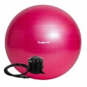 Piłka gimnastyczna MOVIT z pompką - 75 cm - różowa