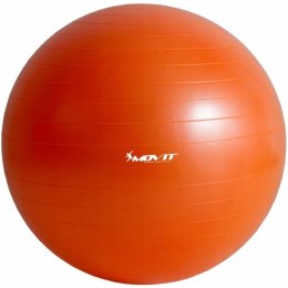 Piłka gimnastyczna MOVIT z pompką - 85 cm - Pomarańczowa