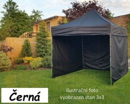 Namiot ogrodowy PROFI STEEL 3 x 4,5 - czarny