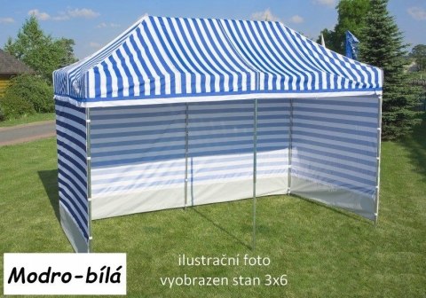 Ogrodowy namiot PROFI STEEL 3 x 4,5 - niebiesko-biały