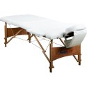 Przenośne łóżko do masażu MOVIT białe + torba