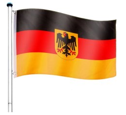 Maszt wraz z flaga Niemcy - 650 cm