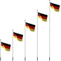 Maszt wraz z flaga Niemcy - 650 cm