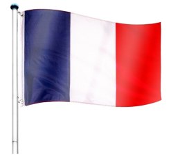 Maszt wraz z flagą: Francji - 650 cm