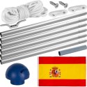 Maszt wraz z flagą: Hiszpania - 650 cm