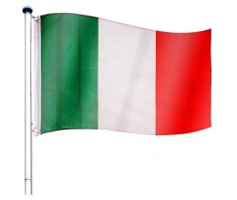 Maszt wraz z flagą: Włoch - 650 cm