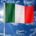 Maszt wraz z flagą: Włoch - 650 cm