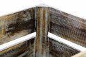 Drewniane skrzynki - zestaw 3 sztuk VINTAGE DIVERO kolor brązowy - 51 x 36 x 23 cm
