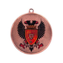 Medal Brązowy Ogólny Z Miejscem Na Emblemat 50 Mm - Medal Stalowy Z Nadrukiem Kolorowym Luxorjet