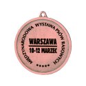 Medal Brązowy- Pływanie - Medal Stalowy Grawerowany Laserem- Rmi