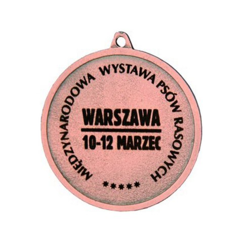 Medal Metalowy Grawerowanie Laserem- Rmi