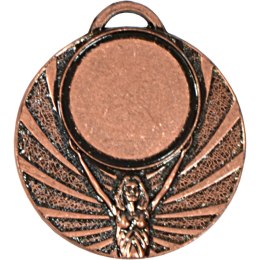 Medal 45mm brązowy ogólny z miejscem na emblemat 25 mm MD13045/B