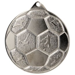 Medal Stalowy Piłka Nozna Fi 50 Mmc8850/S - Srebrny