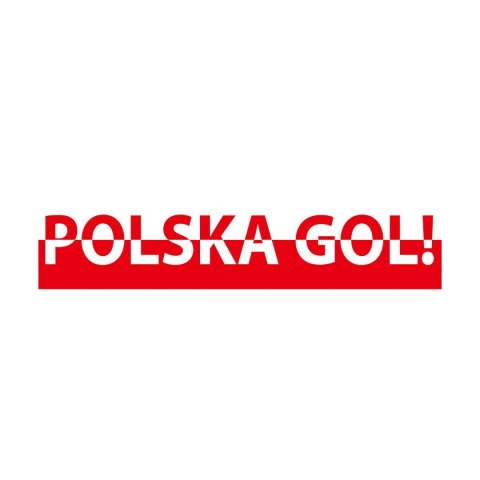 Naklejka 40X10Cm Polska