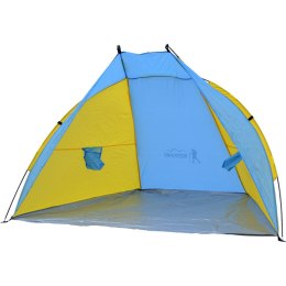 Namiot Osłona Plażowa Sun 200X120X120Cm Niebiesko-Żółty Royokamp