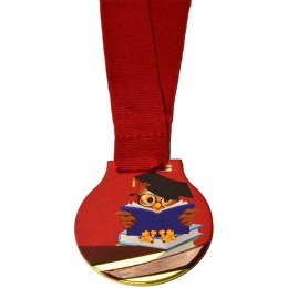 MEDAL stalowy SOWA 50 mm Q-STANDART