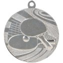 Medal 40mm srebrny tenis stołowy MMC1840/S