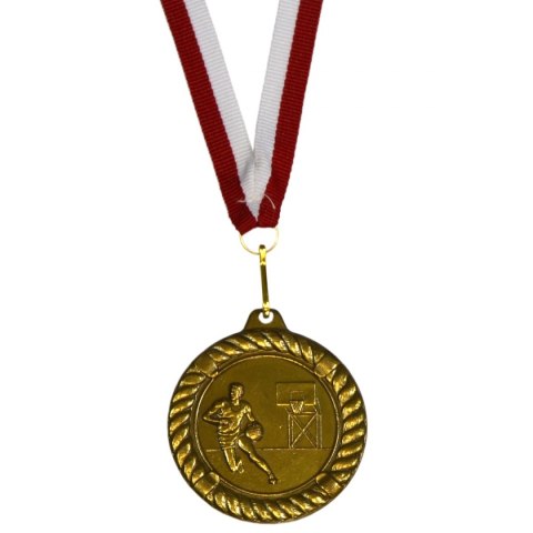 Medal Promo 50 Mm Koszykówka Alberti Złoty