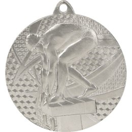 Medal Srebrny- Pływanie - Medal Stalowy