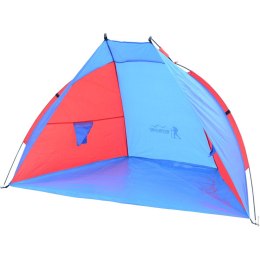 Namiot Osłona Plażowa Sun 200X120X120Cm Niebiesko-Czerwona Royokamp