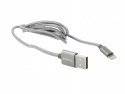 Kabel ROMOSS do Apple iPad iPhone - lightning ładowanie komunikacja - gray / szary
