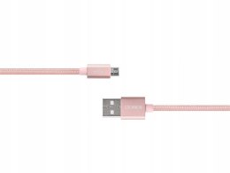 Kabel ROMOSS micro USB ładowanie komunikacja - rose / różowy