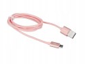 Kabel ROMOSS micro USB ładowanie komunikacja - rose / różowy