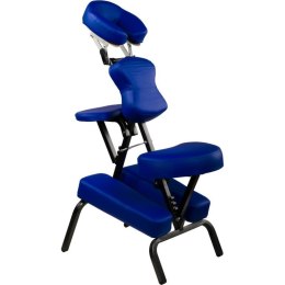 Fotel masujący Movit składany niebieski 8,5 kg