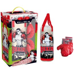 Zestaw bokserski junior Enero worek treningowy 50x18cm + rękawice