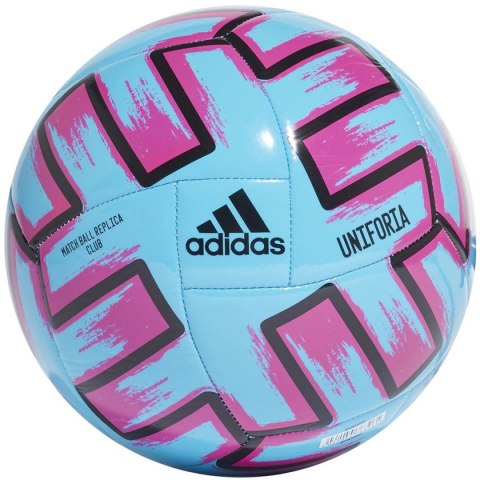 PIŁKA NOŻNA ADIDAS UNIFORIA EURO 2020 CLUB FH7355 R.5 - NIEBIESKA