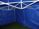 Namiot Ogrodowy party CLASSICnożycowy + ściany boczne - 3 x 4,5 m niebieski.