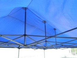 Ogrodowy namiot pawilon party DELUXE nożycowy - 3 x 6 m niebieski.