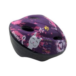 Kask rowerowy dziecięcy regulowany Enero Love Kitty r.L (51-53cm)