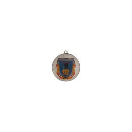 Medal Srebrny Z Miejscem Na Emblemat 25 Mm - Medal Stalowy Z Nadrukiem Luxor Jet