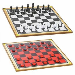 Zestaw gier szachy warcaby 2w1
