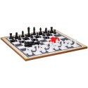Zestaw gier szachy warcaby 2w1