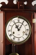 Zegar ścienny wiszący wahadłowy ORPHEUS Mahagoni 73 cm