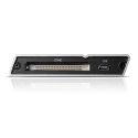 Apacer Czytnik kart pamięci USB (2.0) AM404 microSD SDCompact FlashMemory Stick PROMMCplus zewnętrzny srebrna