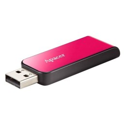 Apacer USB flash disk 2.0 32GB AH334 różowy AP32GAH334P-1 z wysuwanym złączem