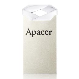 Apacer USB flash disk 2.0 64GB AH111 srebrny biały AP64GAH111CR-1