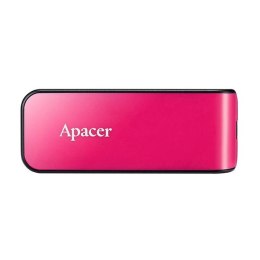Apacer USB flash disk 2.0 64GB AH334 różowy AP64GAH334P-1 z wysuwanym złączem