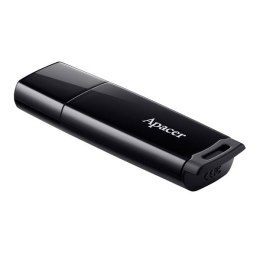 Apacer USB flash disk 2.0 64GB AH336 czarny czarna AP64GAH336B-1 z osłoną