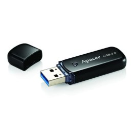 Apacer USB flash disk, 3.0, 32GB, AH355, czarny, AP32GAH355B-1, z osłoną