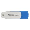 Apacer USB flash disk 3.1 16GB AH357 biała niebieska AP16GAH357U-1 z obracaną osłoną