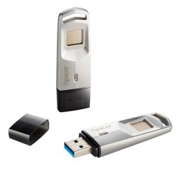 Apacer USB flash disk 3.1 32GB AH651 srebrny AP32GAH651S-1 czytnik linii papilarnych