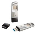 Apacer USB flash disk 3.1 64GB AH651 srebrny AP64GAH651S-1 czytnik linii papilarnych